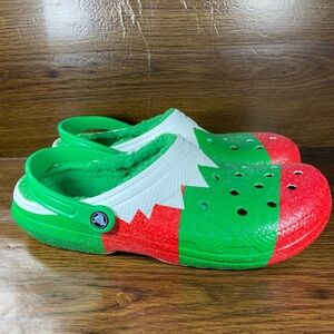 Crocs Men’s Christmas slip on Clogs